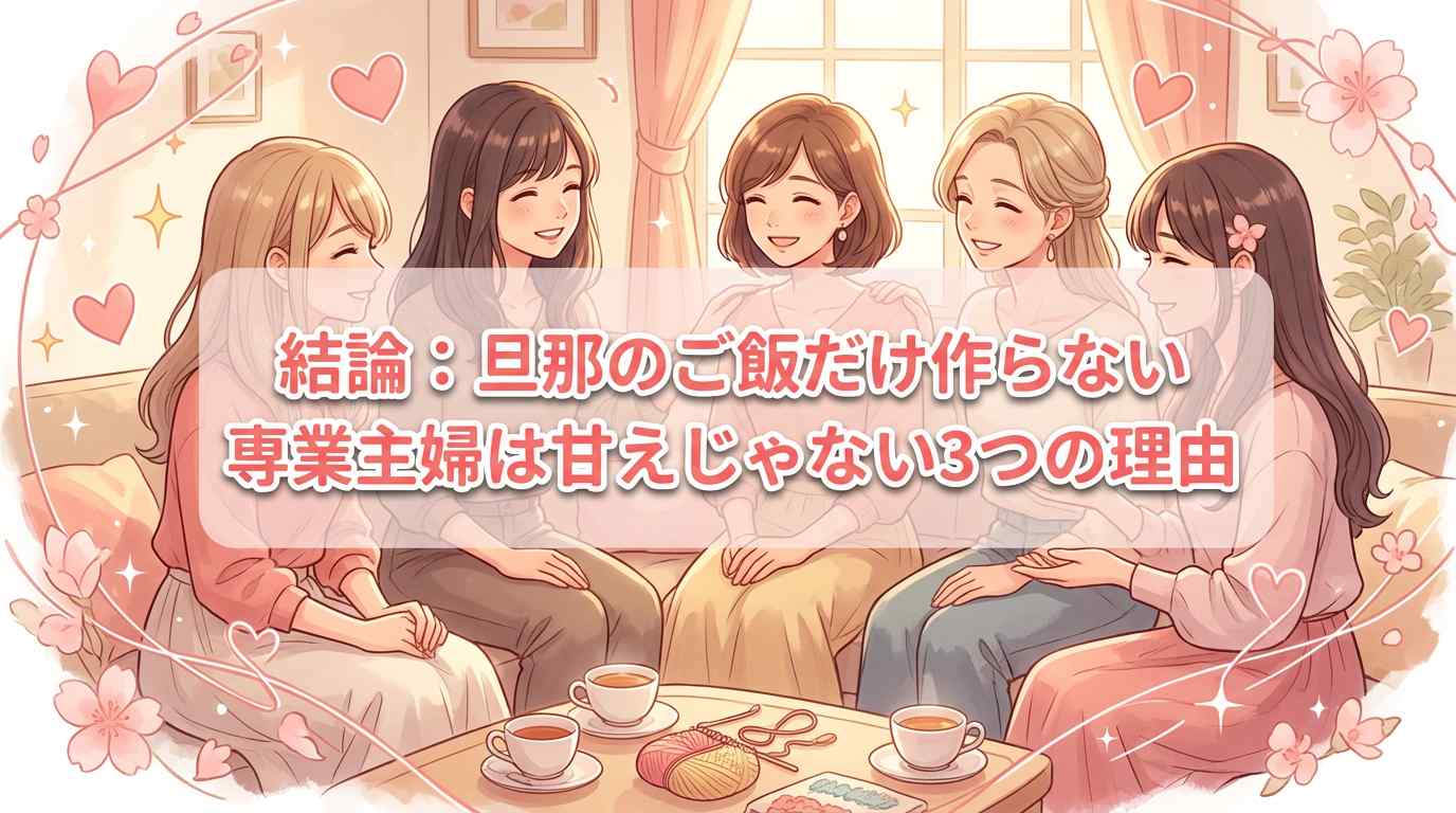 旦那のご飯だけ作らない専業主婦は甘えじゃない!罪悪感ゼロの対処法を紹介
