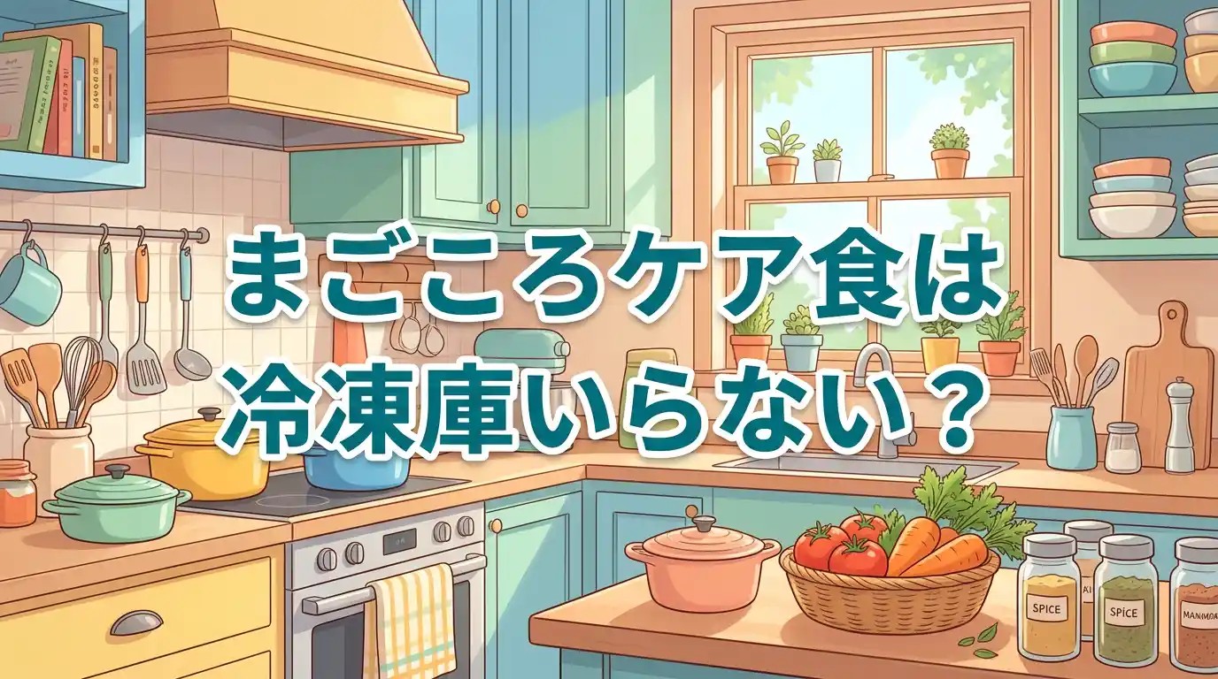 【結論】まごころケア食は冷凍庫いらない？レンタルで買い足し不要の3つの理由