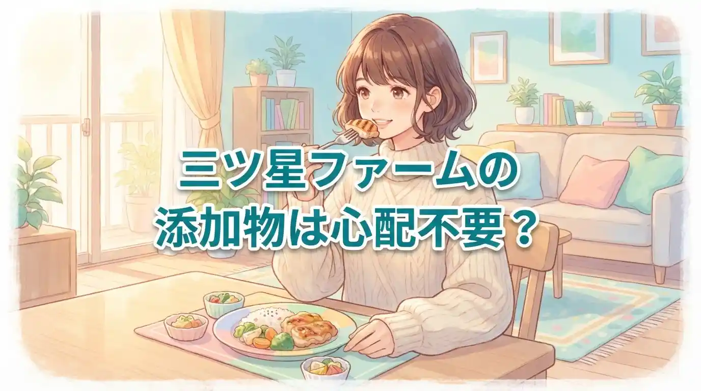 【無添加？】三ツ星ファームの添加物は心配不要？！中身と安全性を3つの視点で解説