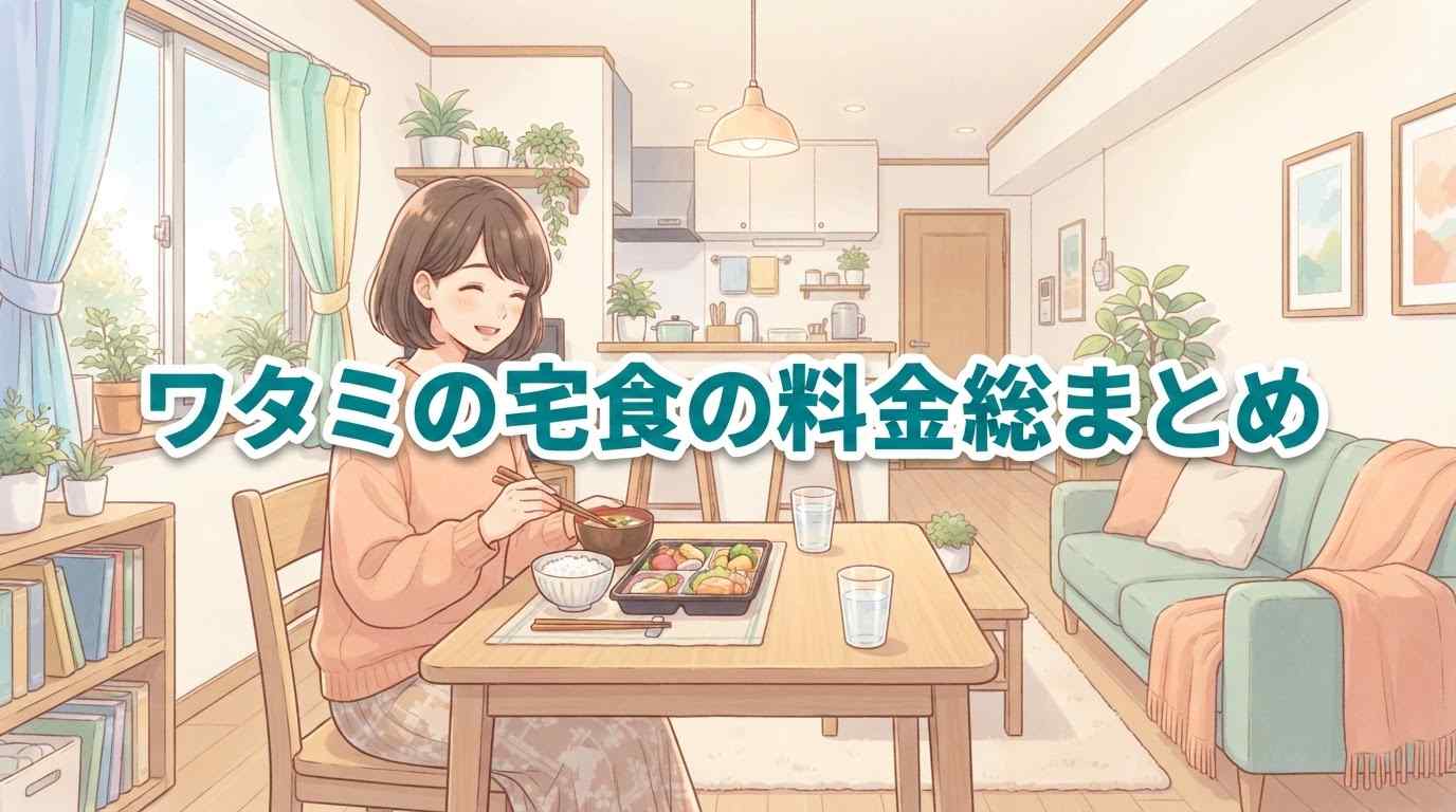 【保存版】ワタミの宅食1ヶ月の料金はいくら？コスパ比較と支払い方法を総まとめ！